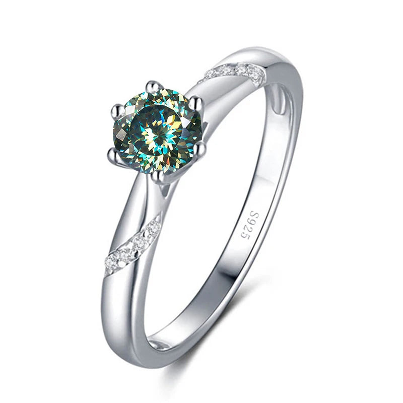 Noorya | Flower Shape Moissanite Ring