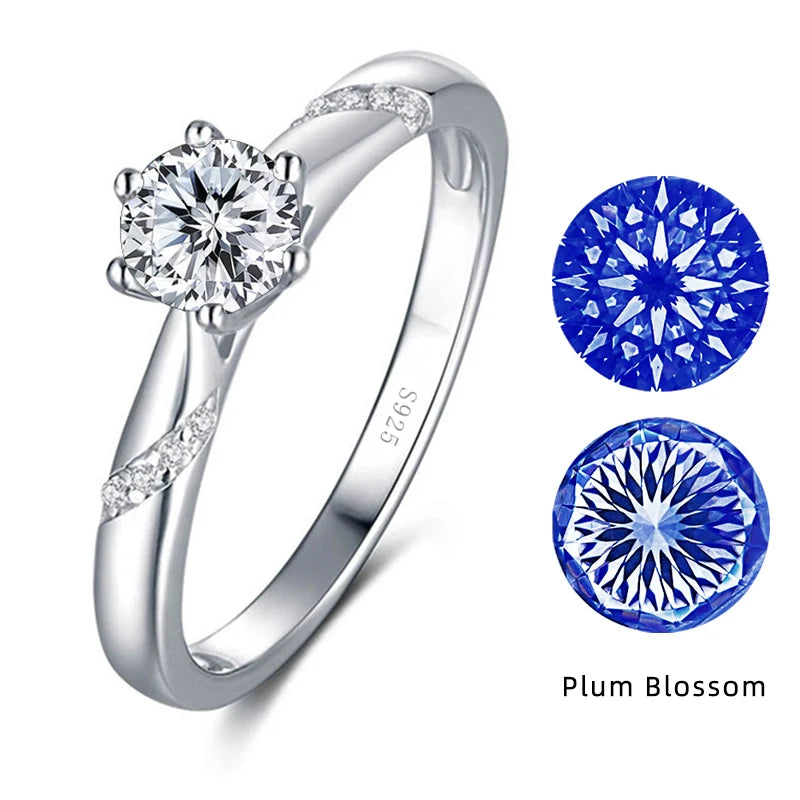 Noorya | Flower Shape Moissanite Ring