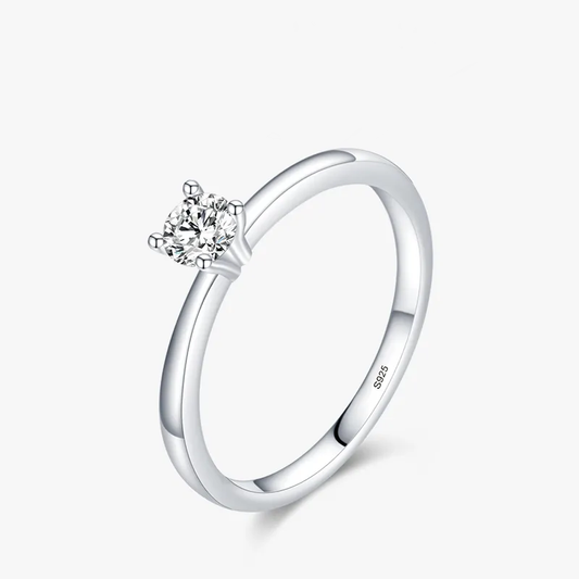 Lunise | Sterling Silver Diamond Ring