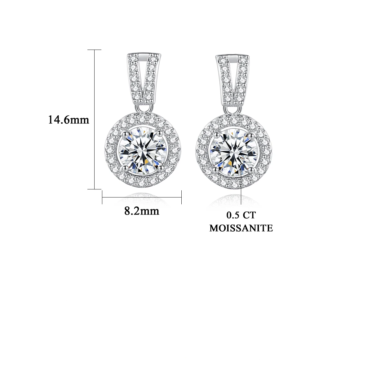 Runkola | Moissanite Earrings