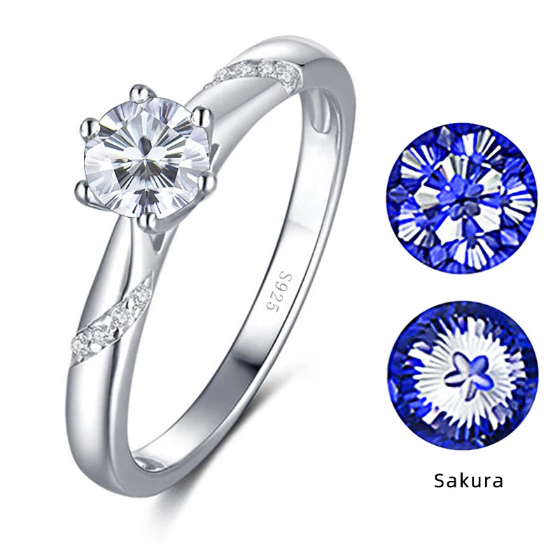 Noorya | Flower Shape Moissanite Ring