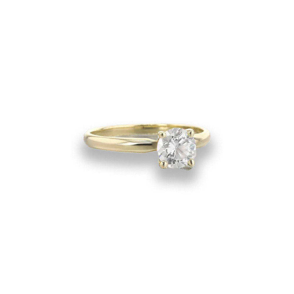 Marnel | Yellow Gold Round Diamond Ring